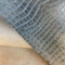 Tessuto di cuoio 130cm del silicone dei secondi piani del modello del coccodrillo ampio