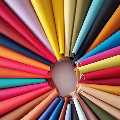 Il poliestere ha laminato l'unità di elaborazione impermeabile di Microfiber ha ricoperto il tessuto Microfiber filato poliestere riciclato 100% ha ricoperto il tessuto della borsa