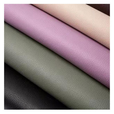 L'unità di elaborazione di cuoio del tessuto del Faux ha ricoperto il cuoio del tessuto di Microfiber per le borse